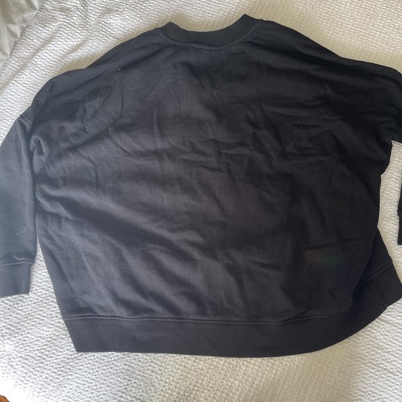 Black All Saints Quarter Zip Sweatshirt - Picture 3 of 4